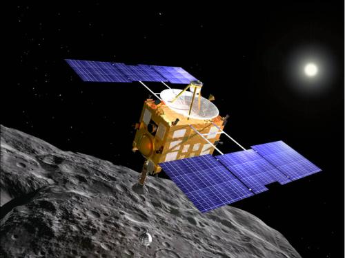 Artist's Concept of the Hyabusa (Muses-C) Spacecraft