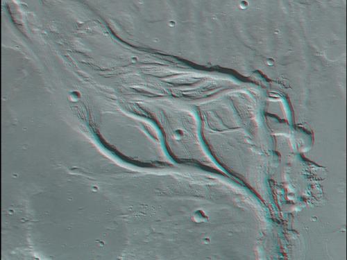 3D Anaglyph of Osuga Valles