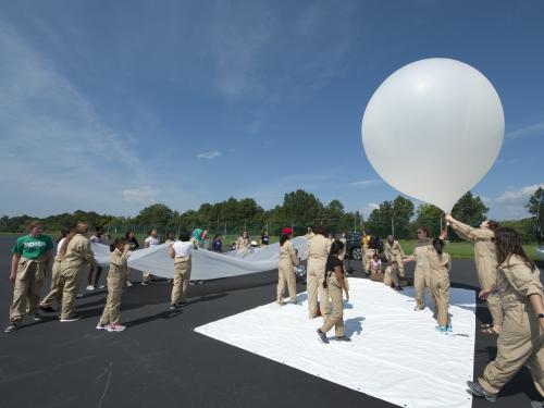 weather balloon launch