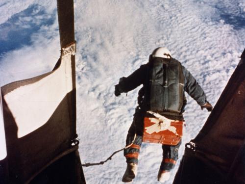 Photograph of Kittinger Jump taken from gondola