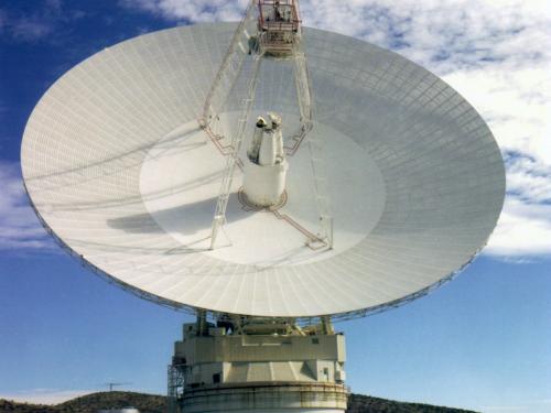 Front View of the 70m antenna at Goldstone, California