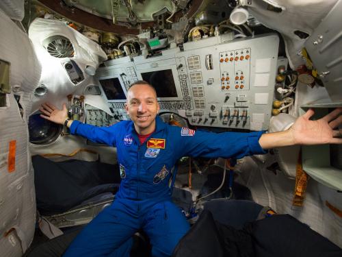Astronaut in the International Space Station