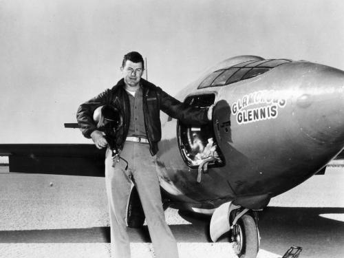 Charles "Chuck" Yeager with Bell X-1