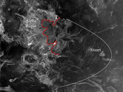 Venus Impact Crater Ejecta