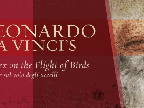 Exhibition Banner for Leonardo Da Vinci's Codex on the Flight of Birds