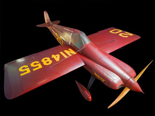 Top of red Wittman Special 20 "Buster" aircraft