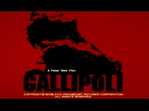 The movie poster for Gallipoli