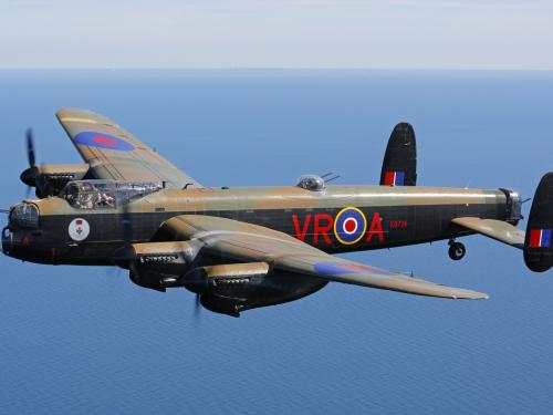 The Canadian Warplane Heritage Museum’s Avro Lancaster, one of only two airworthy Lancasters in the world.