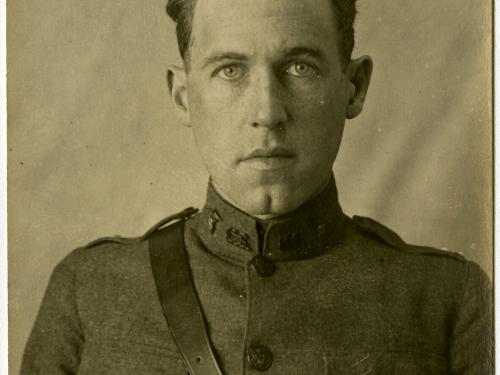 Portrait of Harold F. Pierce, in uniform