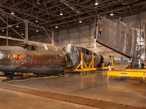 "Flak-Bait" in Restoration Hangar