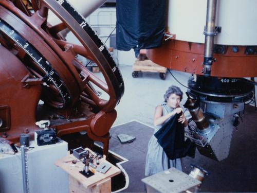 Vera Rubin at the Flagstaff Telescope