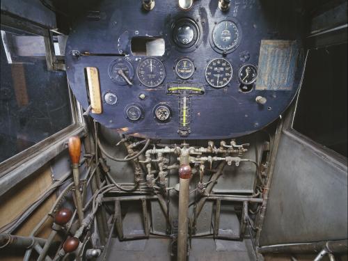 Ryan NYP "Spirit of St. Louis" Cockpit in Boeing Milestones of Flight Hall