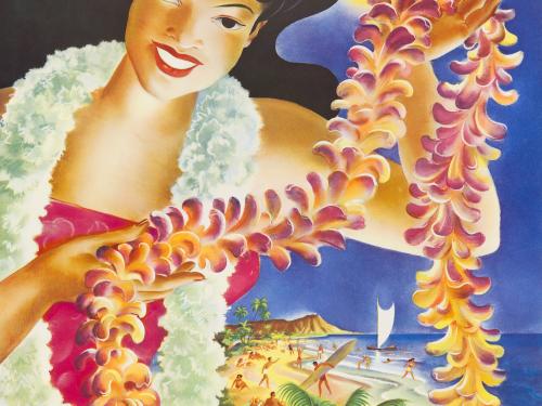 United Hawaii Travel Poster