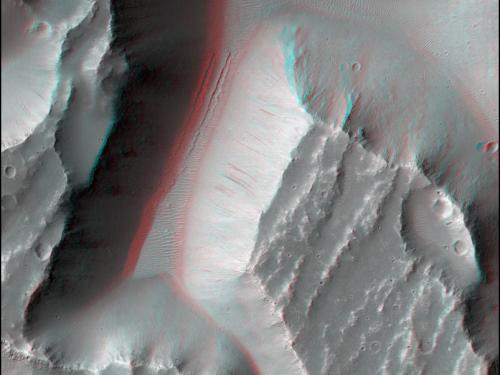 3D Anaglyph of Kasei Valles on Mars