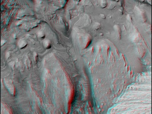 3-D Anaglyph of Inverted Riverbed