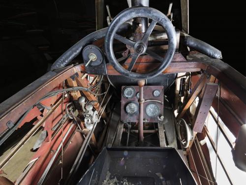 View of flight and navigation instruments inside the cockpit of the Cierva C.8W