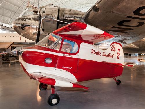 Stits SA-2A Sky Baby on display at the Steven F. Udvar-Hazy Center.