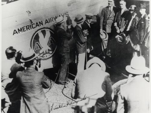 Franklin D. Roosevelt and Ford Tri-Motor