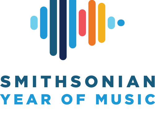 Smithsonian year of music logo