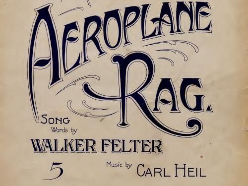 Sheet music cover. 