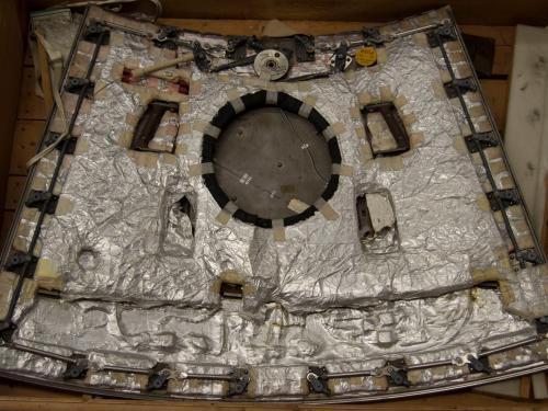 Image of the hatch isolated. 