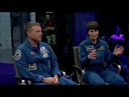 An interview with two astronauts who have recently returned from the International Space Station.