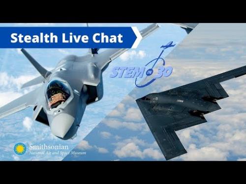 A live discussion about stealth aircraft and the science behind making a sneaky flying machine.