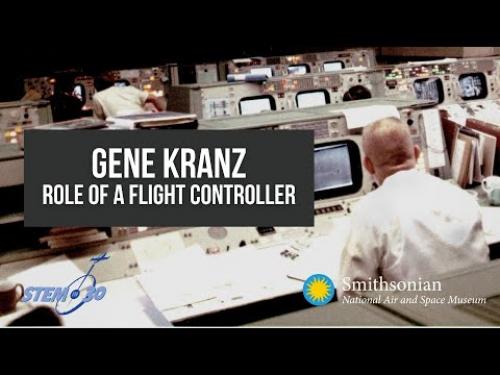 A video in which Gene Kranz reviews his role as Flight Director and how communication made it more successful.