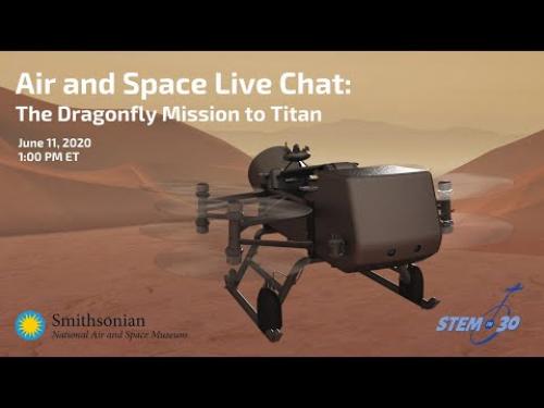 A video chat discussing the Dragonfly Mission to Titan to investigate the moon orbiting Saturn.