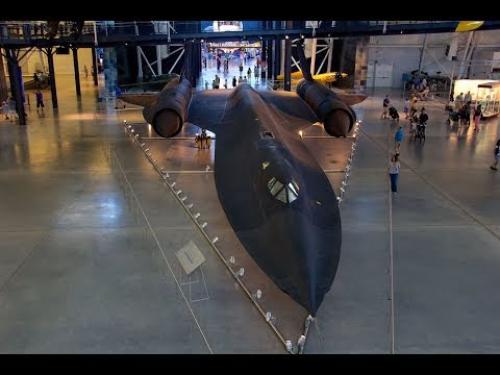 A tour of the exterior of the SR-71 Blackbird.