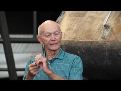 An interview with Apollo 11 Astronaut Michael Collins about his art, training, and more.