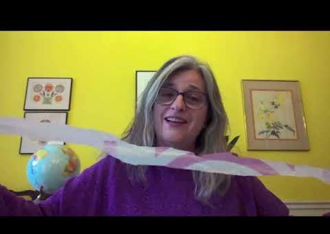 A craft time activity video about building a kite.