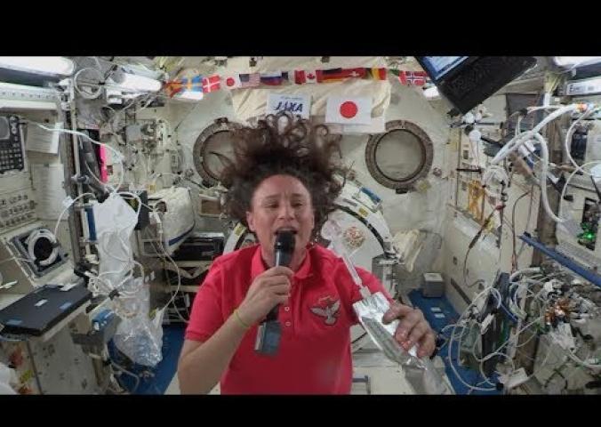 Video of Downlink from ISS with Serena Auñón-Chancellor 