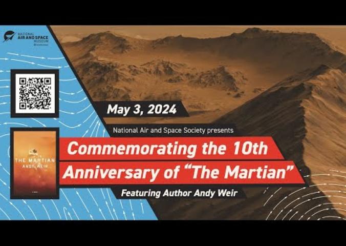 An event with best-selling author Andy Weir. 