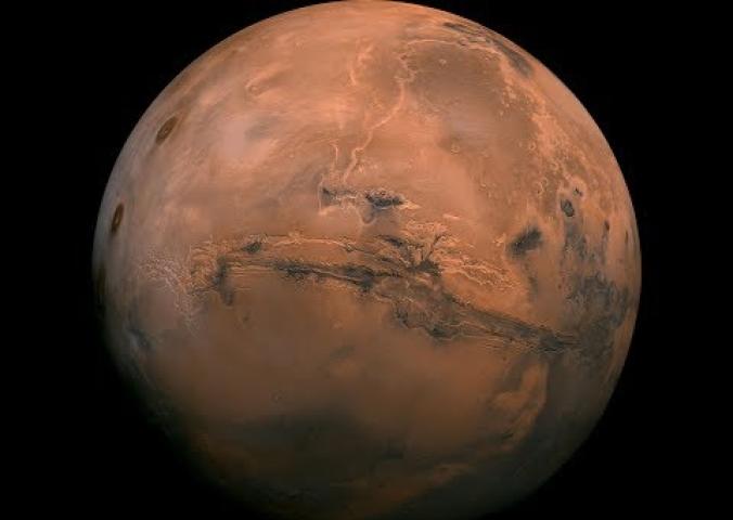 A video discussing plans to visit Mars and the ongoing research on the possibility of life on Mars.