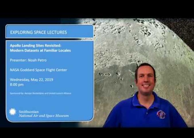 A lecture with LRO project scientist Noah Petro, who shares perspectives on the Apollo landing sites and sheds new light on future explorations.