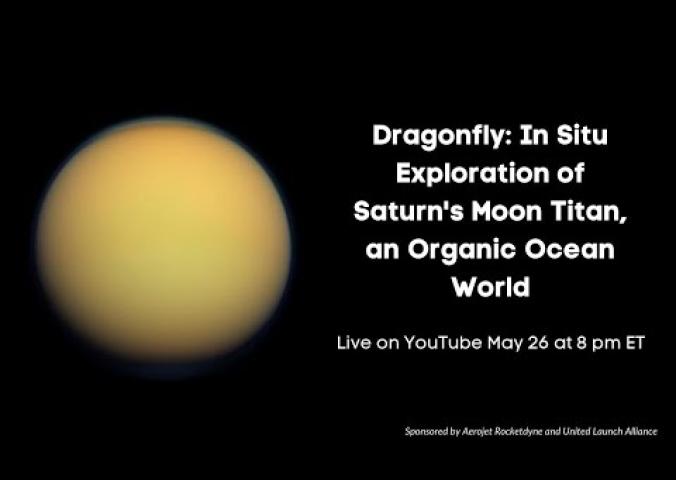 A video about the Dragonfly mission to Saturn's Moon Titan. 