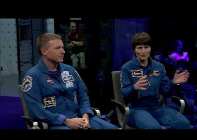 An interview with two astronauts who have recently returned from the International Space Station.