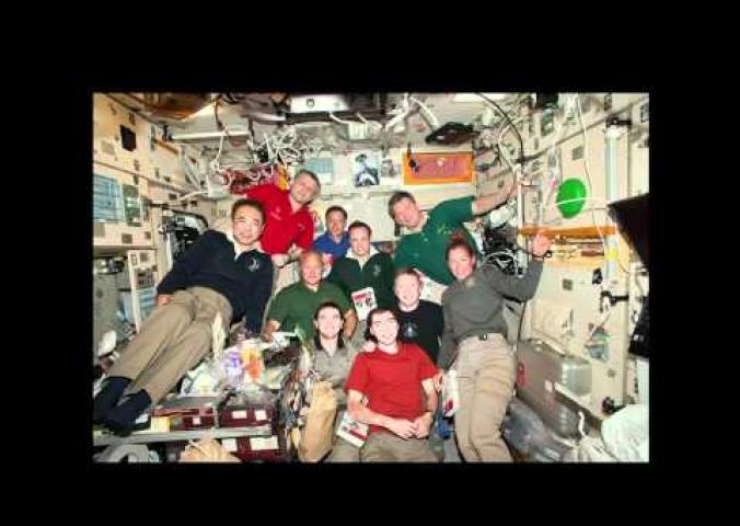 The crew of the final Space Shuttle mission speaks about their experiences on the final flight.