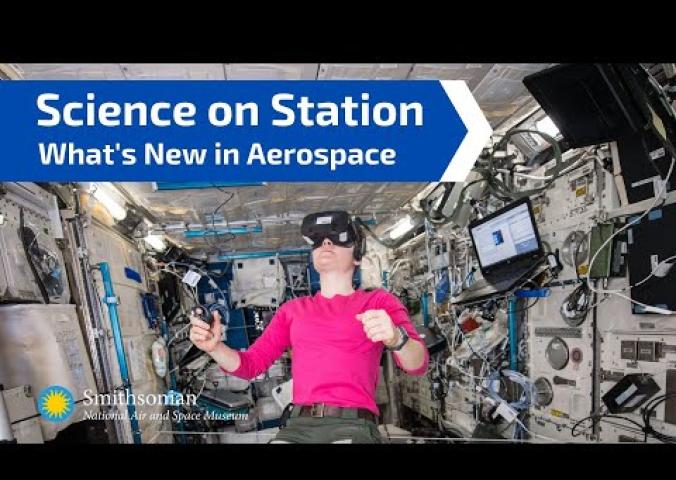 A video discussing how science experiments are performed on the International Space Station.