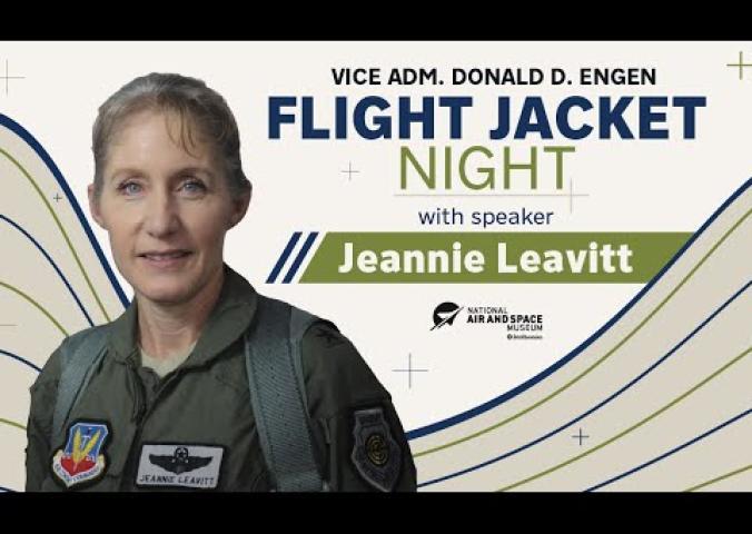 Video featuring fighter pilot Jeannie Leavitt