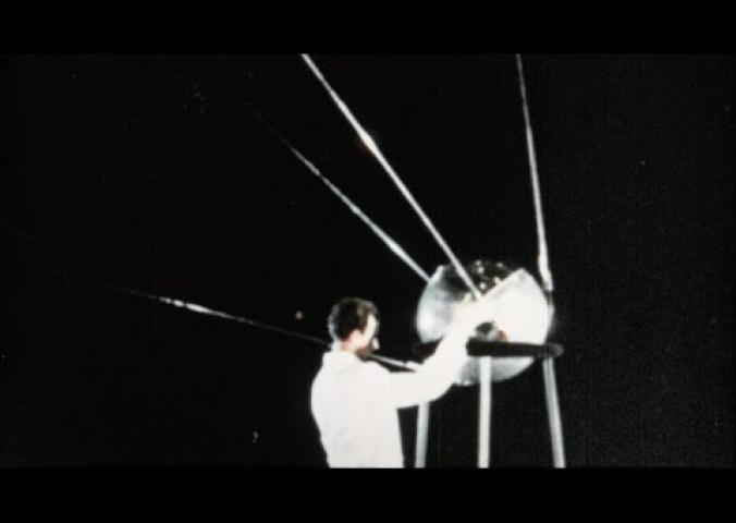 A video discussing how the Soviet launch of Sputnik caused the Space Race to begin.