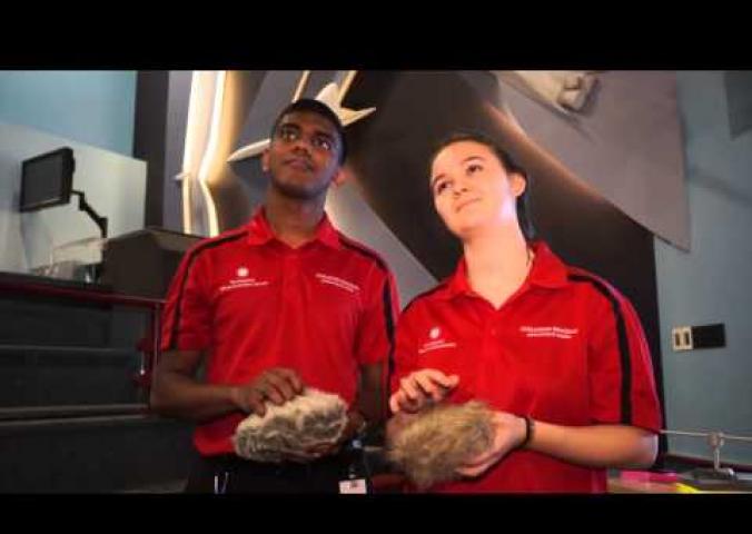 A video where Smithsonian employees breed tribbles, an animal from Star Trek.