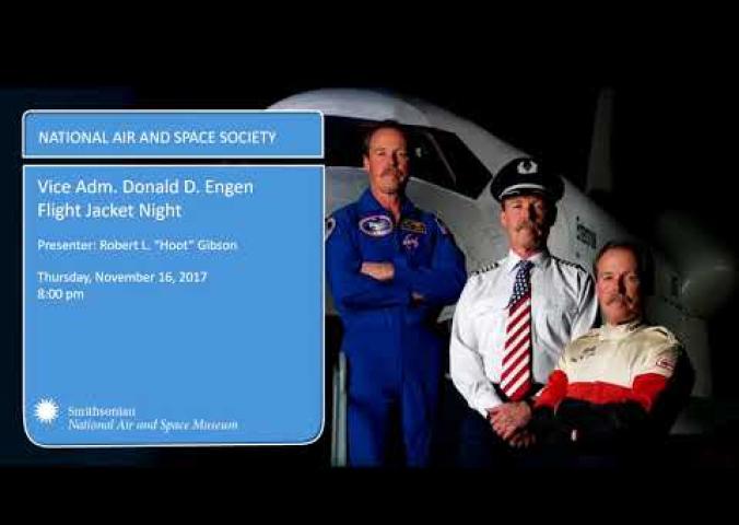 A lecture with pilot and astronaut Robert L. "Hoot" Gibson about his vast experience in several areas of flight.