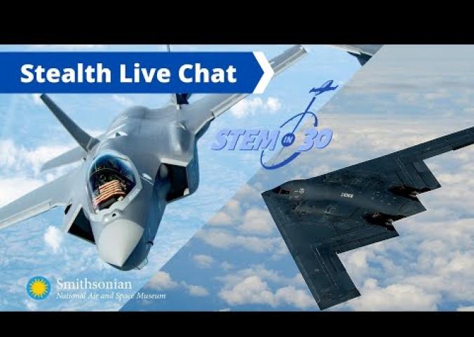 A live discussion about stealth aircraft and the science behind making a sneaky flying machine.