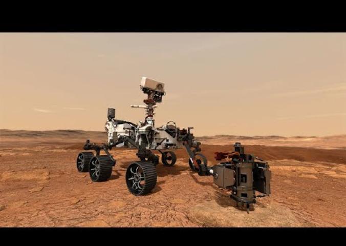 A video about the science behind Perseverance's rover.