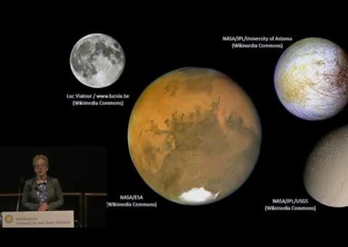 A lecture discussing the extreme places where life forms on Earth and how that may affect the search for life on Mars.