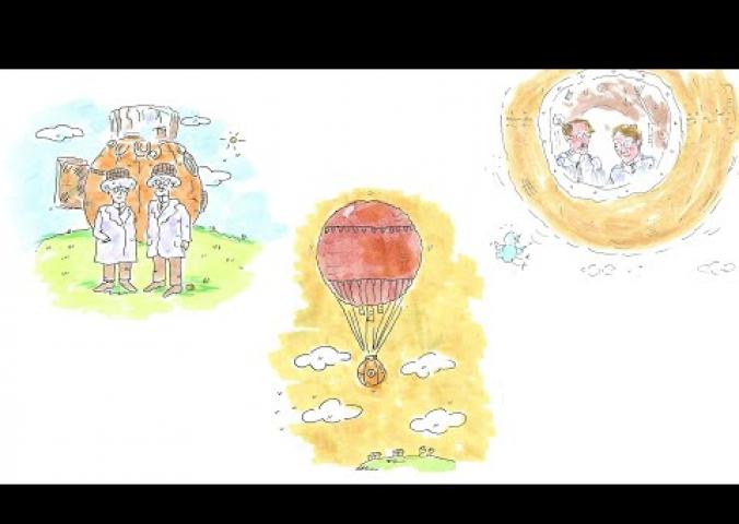 A story about air balloons followed by a air balloon craft activity.