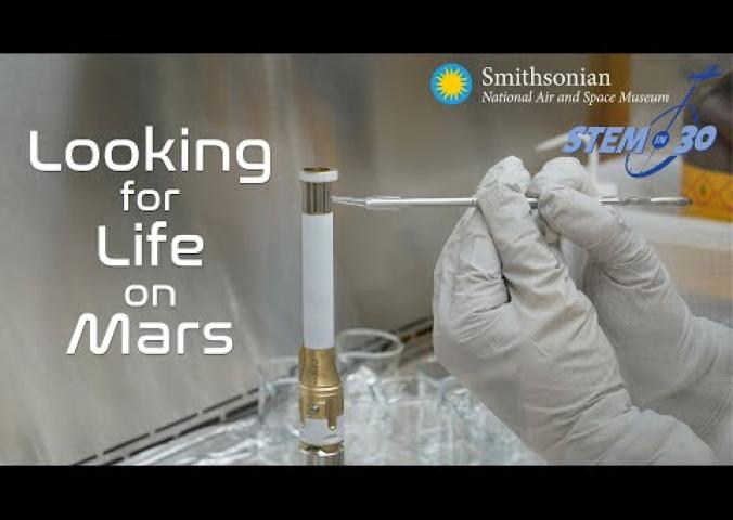 A brief video about looking for life on Mars