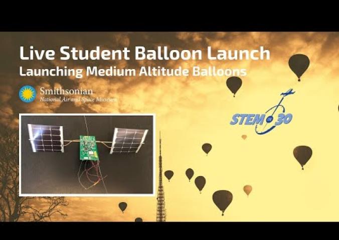 A video of altitude balloons being launched and how radio is used to track balloons.